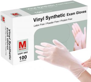 Amazon 18 98 Shipped Vinyl Synthetic Exam Gloves 100 Ct